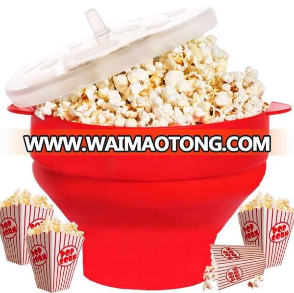 FDA approved eco-friendly BPA free silicone microwave popcorn popper silicone microwave popcorn maker